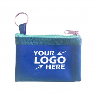 4inx3in Nylon Pouch with Key Ring